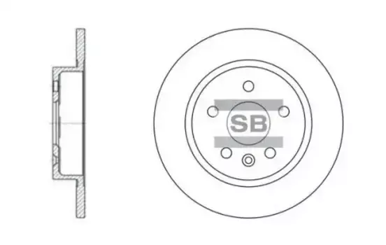 Тормозной диск HI-Q SD3032