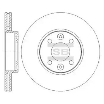Тормозной диск HI-Q SD3067