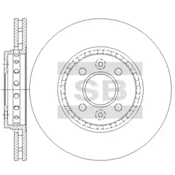 Тормозной диск HI-Q SD3073