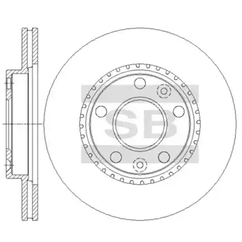 Тормозной диск HI-Q SD3092