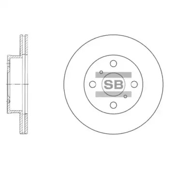 Тормозной диск HI-Q SD4009