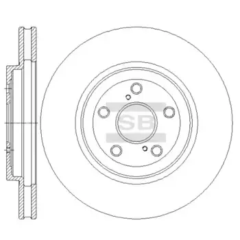 Тормозной диск HI-Q SD4033