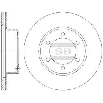 Тормозной диск HI-Q SD4038