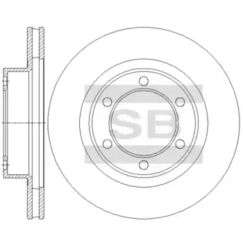 Тормозной диск HI-Q SD4044
