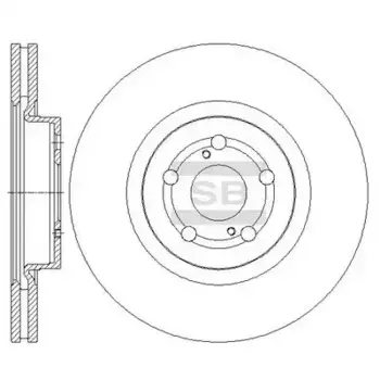 Тормозной диск HI-Q SD4045