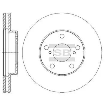 Тормозной диск HI-Q SD4050