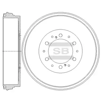 Тормозной диск HI-Q SD4065