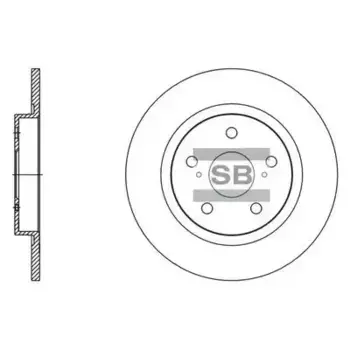 Тормозной диск HI-Q SD4084