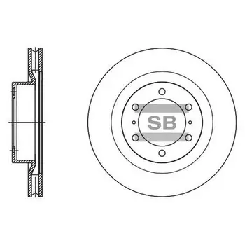 Тормозной диск HI-Q SD4090