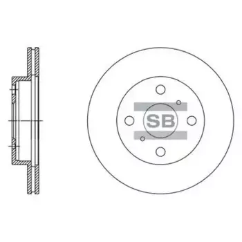 Тормозной диск HI-Q SD4091