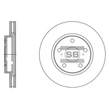 Тормозной диск HI-Q SD4093