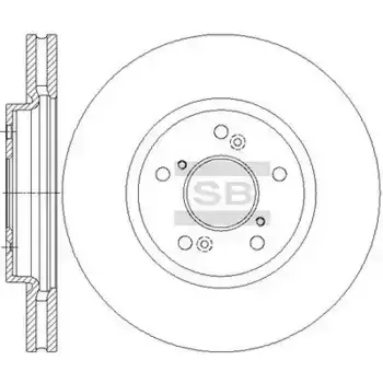 Тормозной диск HI-Q SD4126