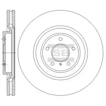 Тормозной диск HI-Q SD4228