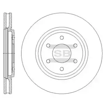 Тормозной диск HI-Q SD4229