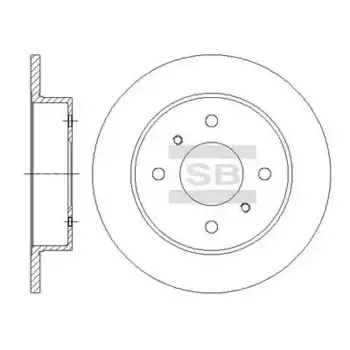 Тормозной диск HI-Q SD4236