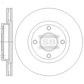 Тормозной диск HI-Q SD4238