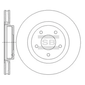 Тормозной диск HI-Q SD4240