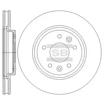 Тормозной диск HI-Q SD4251
