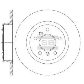 Тормозной диск HI-Q SD4252