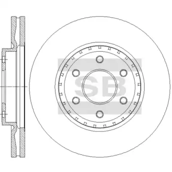 Тормозной диск HI-Q SD4276