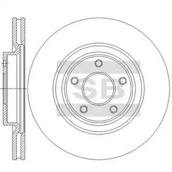 Тормозной диск HI-Q SD4277