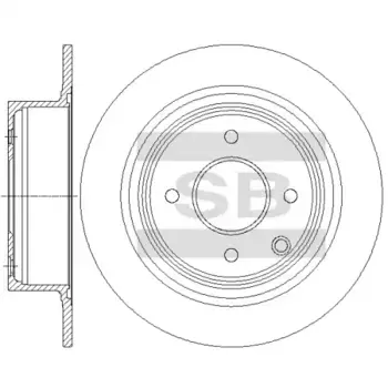 Тормозной диск HI-Q SD4287