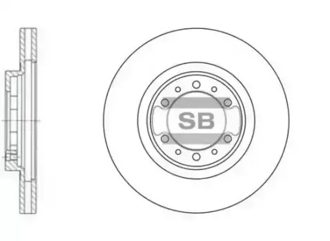 Тормозной диск HI-Q SD4305