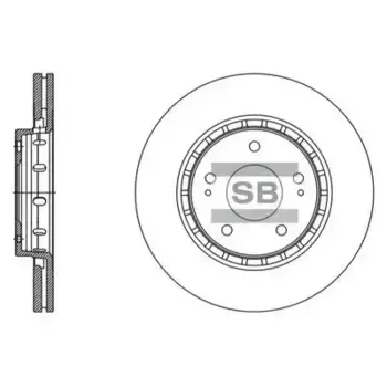 Тормозной диск HI-Q SD4329