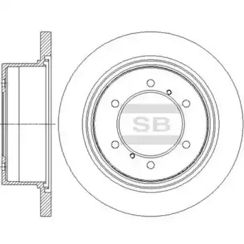 Тормозной диск HI-Q SD4335