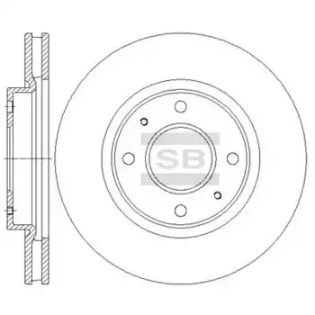 Тормозной диск HI-Q SD4337