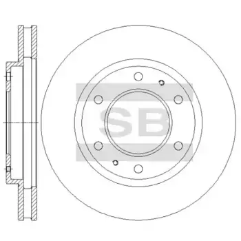 Тормозной диск HI-Q SD4346