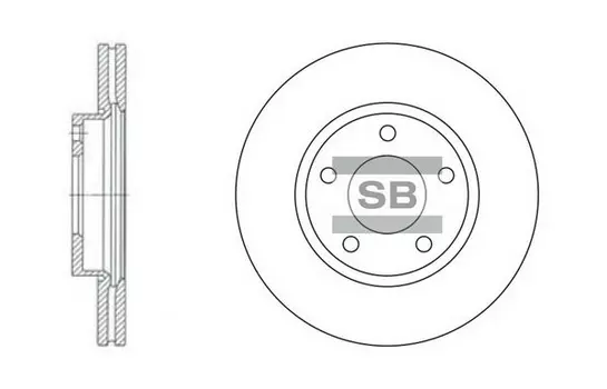 Тормозной диск HI-Q SD4401