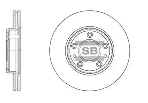 Тормозной диск HI-Q SD4406