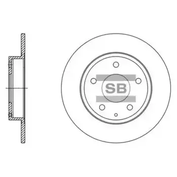 Тормозной диск HI-Q SD4422