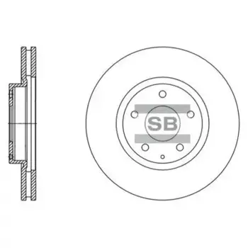 Тормозной диск HI-Q SD4424