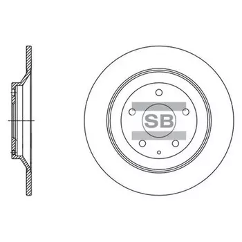 Тормозной диск HI-Q SD4425