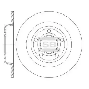 Тормозной диск HI-Q SD4427