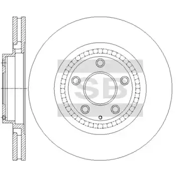 Тормозной диск HI-Q SD4455