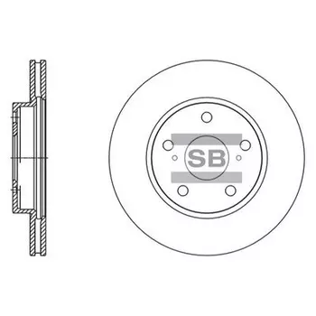 Тормозной диск HI-Q SD4604