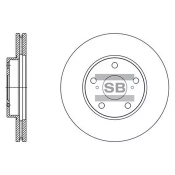 Тормозной диск HI-Q SD4607