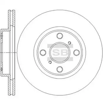 Тормозной диск HI-Q SD4678