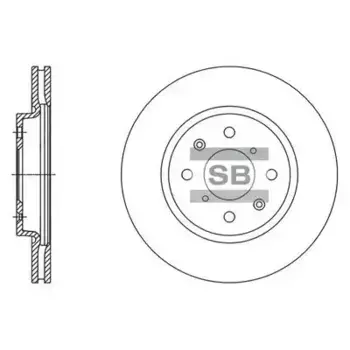 Тормозной диск HI-Q SD4804