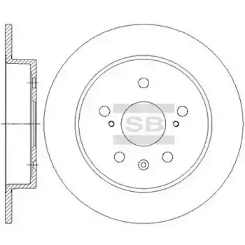 Тормозной диск HI-Q SD4806