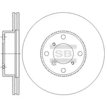Тормозной диск HI-Q SD4808