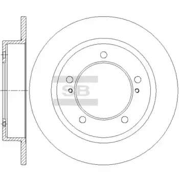 Тормозной диск HI-Q SD4813
