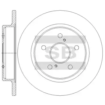 Тормозной диск HI-Q SD4908