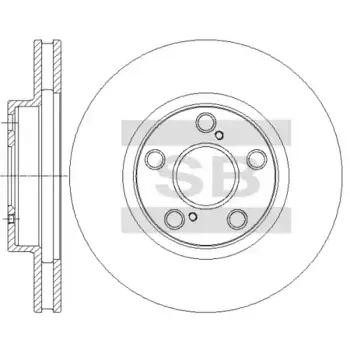 Тормозной диск HI-Q SD4941