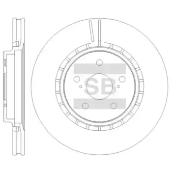 Тормозной диск HI-Q SD4981