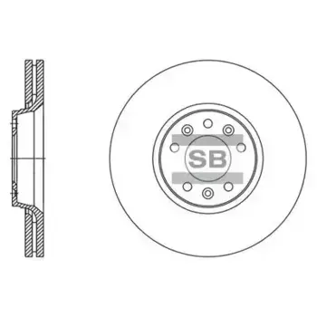 Тормозной диск HI-Q SD5004