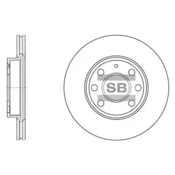 Тормозной диск HI-Q SD5102